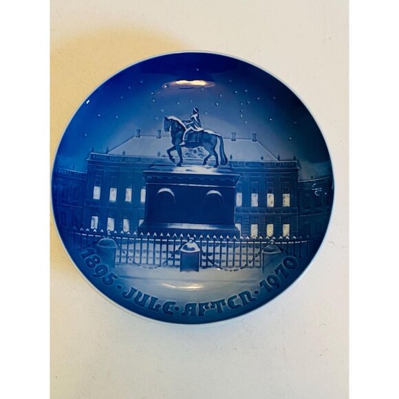 Vintage 1970 Bing & Grondahl Annual Christmas Plate The Royal Palace Amalienborg - Picture 6 of 12